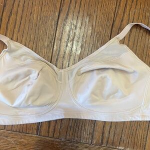 Bali Illusion Neck Bra Style 4697 Wirefree Nude Back Close Full Coverage 40DD